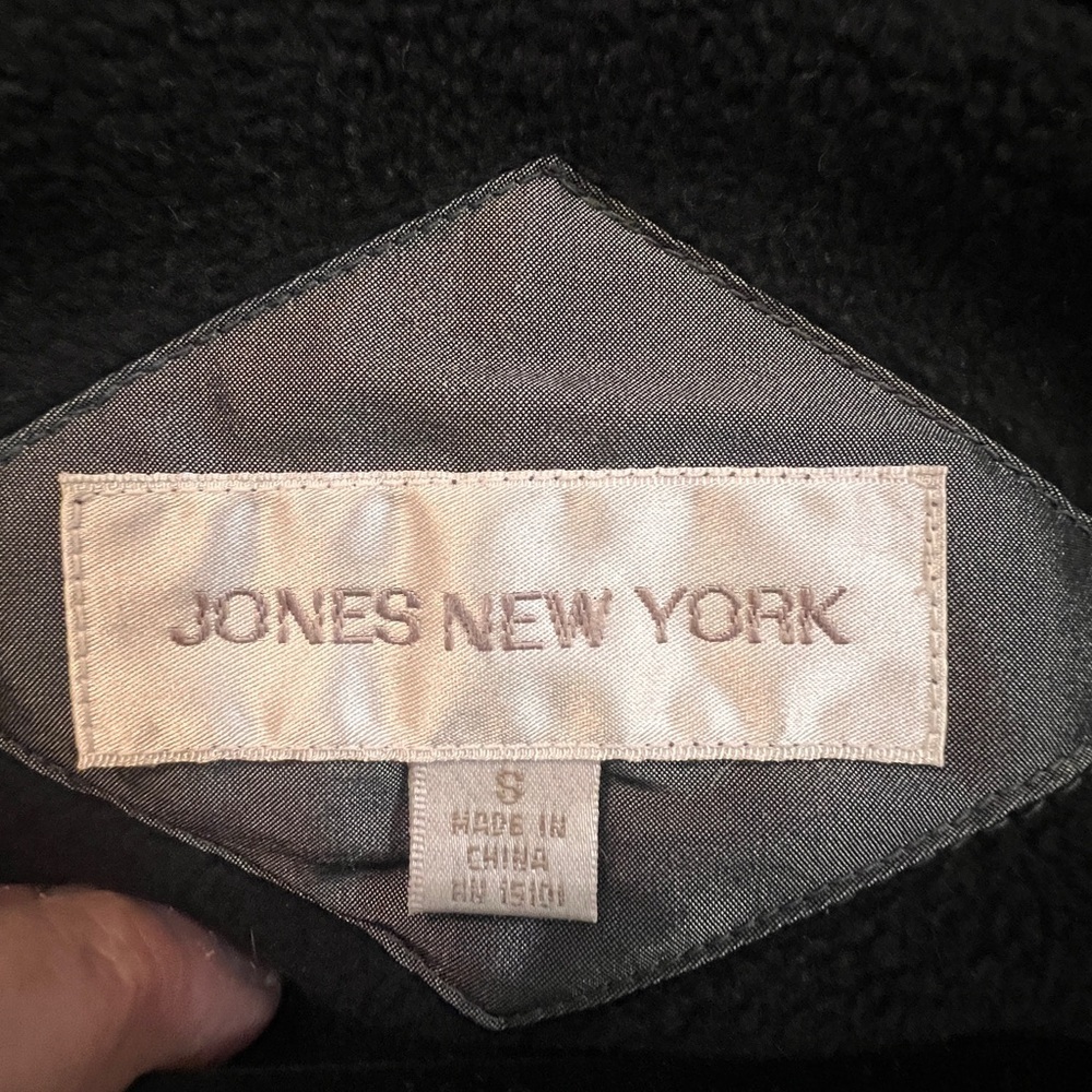 Jones New York Metallic Grey Coat - Size S - Picture 12 of 14